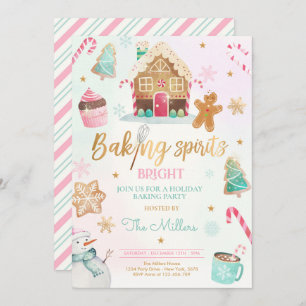 Invitation Baking Spirit Fête de Noël Bright Bake