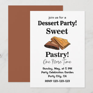 Invitation Baklava Pâtisserie Sucrée Dessert Party