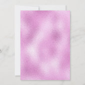 Invitation Bal à chaussures en or rose (Dos)