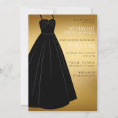 Invitation Bal à la ville Prom (Dos)