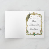 Invitation Bal Costume Art Design Vintage (Intérieur)