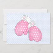 Invitation Bal d'anniversaire Winter Onederland (Dos)