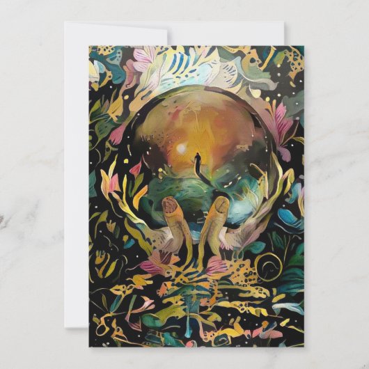 Invitation Bal de cristal dans les mains de Dieu (Devant)