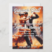 Invitation Bal de débutante Bal de cotillon Danse de salon (Devant)