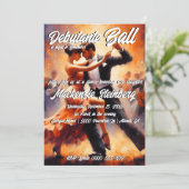 Invitation Bal de débutante Bal de cotillon Danse de salon (Debout devant)