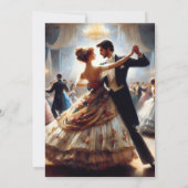 Invitation Bal de Débutante Cotillon Danse de Salon (Dos)