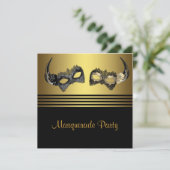 Invitation Bal de masques du Mardi Gras (Debout devant)