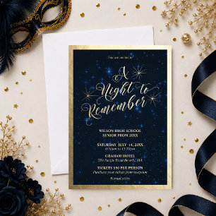 Invitation Bal de Promo à se souvenir