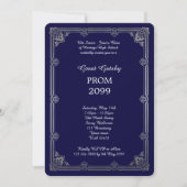 Invitation Bal d'étudiants Supérieur-Junior, grand Gatsby, (Devant)