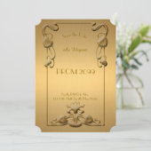 Invitation Bal d'étudiants Supérieur-Junior, or de l'or X (Debout devant)