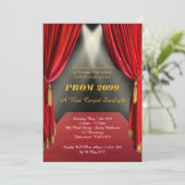 Invitation Bal d'étudiants Supérieur-Junior, style de Gatsby, (Debout devant)