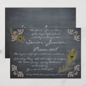 Invitation Bal d'étudiants Supérieur-Junior, tableau, (Devant / Derrière)