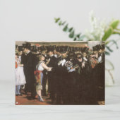 Invitation Bal masqué à l'Opéra par Édouard Manet (Debout devant)