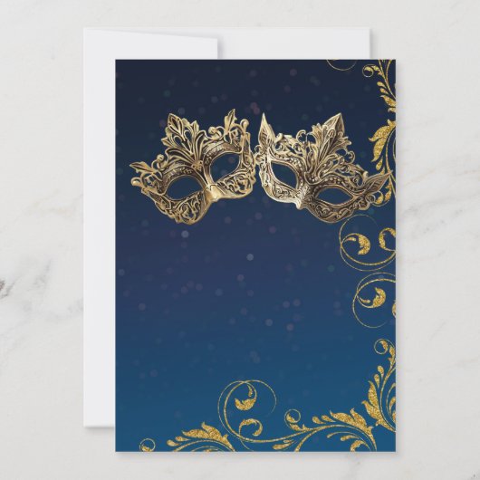 Invitation Bal Masquerade Halloween (Dos)