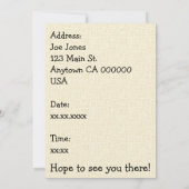 Invitation Bal populaire (Dos)