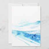 Invitation Balade de requin Fête d'été Anniversaire (Dos)