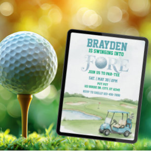 Invitation Balance dans l'avant, Blue Golf 4e anniversaire