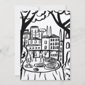 Invitation Balcon Whimsical Appartement Cuisine Maison Person (Dos)
