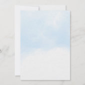 Invitation Baleine aquatique sous le Baby shower marin (Dos)