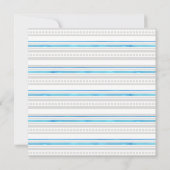 Invitation Baleine d'un petit Baby shower Cute Aqua Blue Grey (Dos)