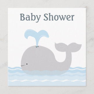 Invitation Baleine en mer