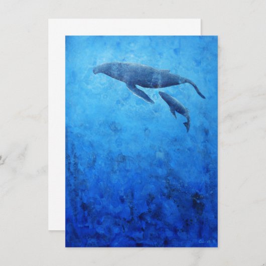 Invitation Baleines (Devant / Derrière)