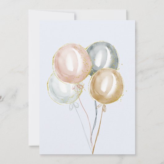 Invitation baleines magiques et étoiles fête d'anniversaire v (Dos)