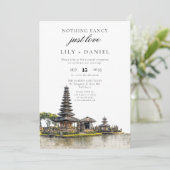 Invitation Bali Elopement Wedding Reception (Debout devant)