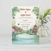 Invitation Bali Indonésie Destination Mariage (Debout devant)