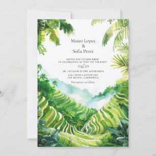 Invitation Bali Tegalang Rice Terrasses Paysage