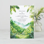 Invitation Bali Tegalang Rice Terrasses Paysage (Debout devant)