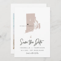 Balise bagage de QUINN Blush Rhode Island Enregist