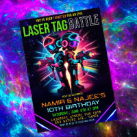 Balise laser afro-américaine anniversaire