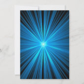 Invitation Balise laser Bleu Laser Invitation de l (Dos)