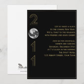 Invitation Ball Drop 2011 Nouvel An Eve (Devant / Derrière)