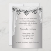 Invitation Ball Gown Tiara White Roses Princesse Quinceanera (Dos)