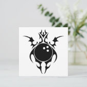 Invitation balle de bowling (Debout devant)