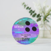 Invitation BALLE DE BOWLING DE FOIL, bowling, parties scintil (Debout devant)