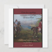 Invitation balle de chasseur (Dos)