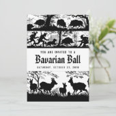 Invitation Balle de chasseurs bavarois de style allemand (Debout devant)