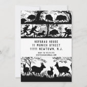 Invitation Balle de chasseurs bavarois de style allemand (Dos)