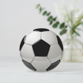 Invitation Balle de soccer ronde Anniversaire (Debout devant)