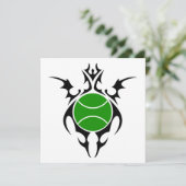 Invitation balle de tennis (Debout devant)