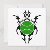 Invitation balle de tennis (Devant)