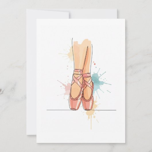 Invitation ballerina (Devant)