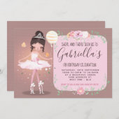 Invitation Ballerina (Devant / Derrière)