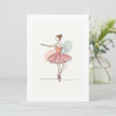 Invitation ballerina (Debout devant)