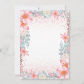 Invitation Ballerina Anniversaire Lune Danse & Twirl (Dos)