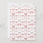 Invitation Ballerina Blush Pink Dance Girl 5e anniversaire (Dos)