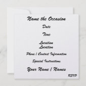 Invitation Ballerina - Dance Performance / Cabaret Party - S (Dos)